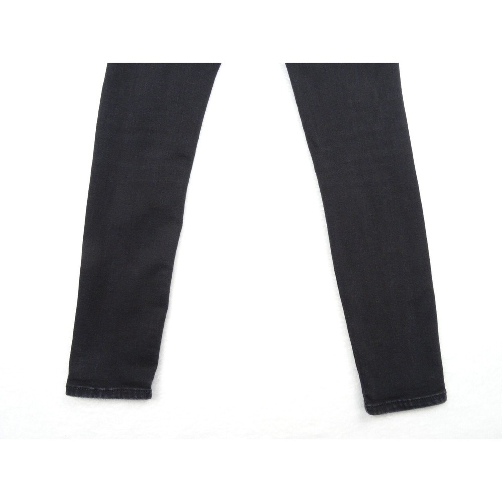 American Eagle Jeans Womens Size 8 Black High Rise Jegging Stretch Distressed - Picture 9 of 16